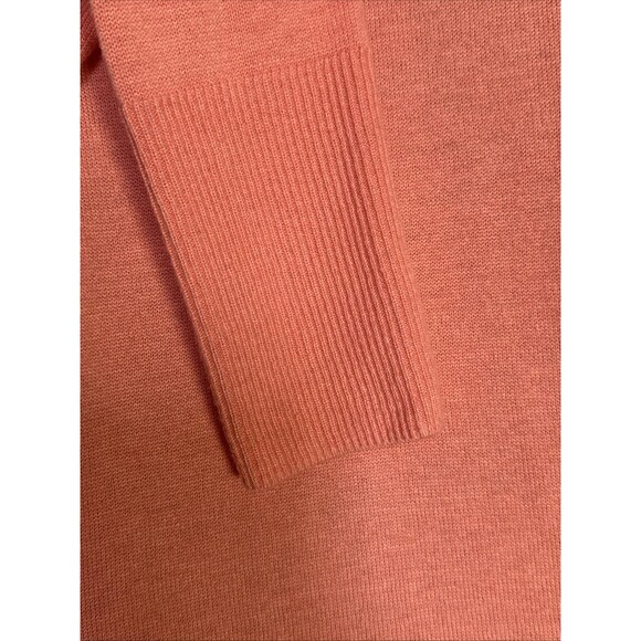 Lilly Pulitzer Size S Orange Heidi Cardigan Gold Buttons Packets Wool Blend - Picture 6 of 9